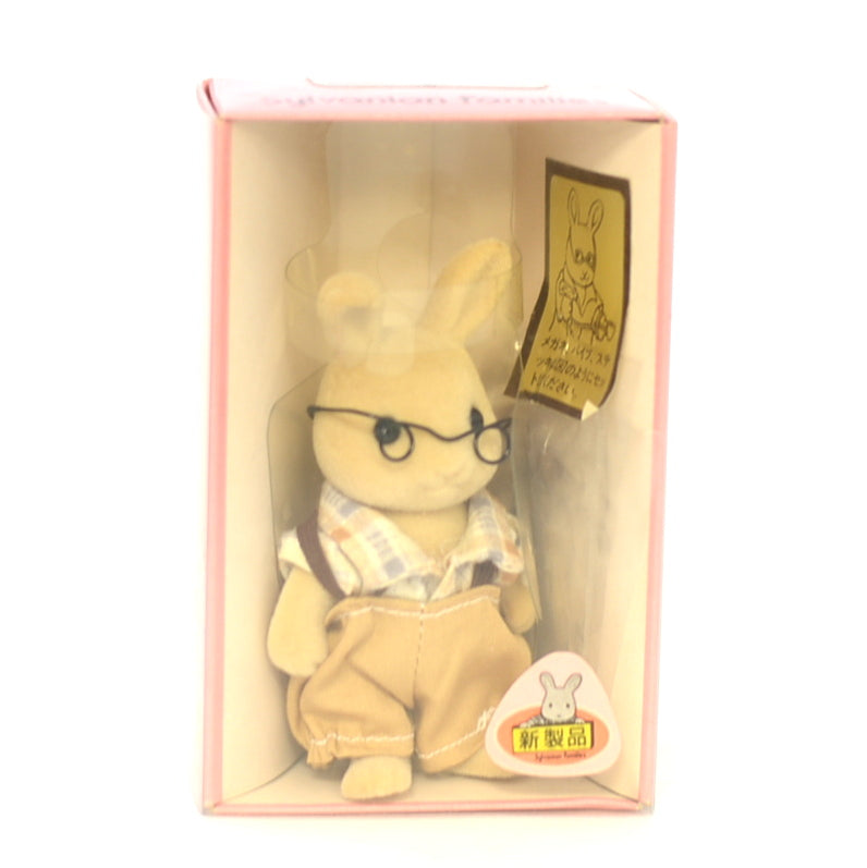 Vintage Ivory Rabbit Grandfather U-26-950 1987 Sylvanian Families Calico Critters