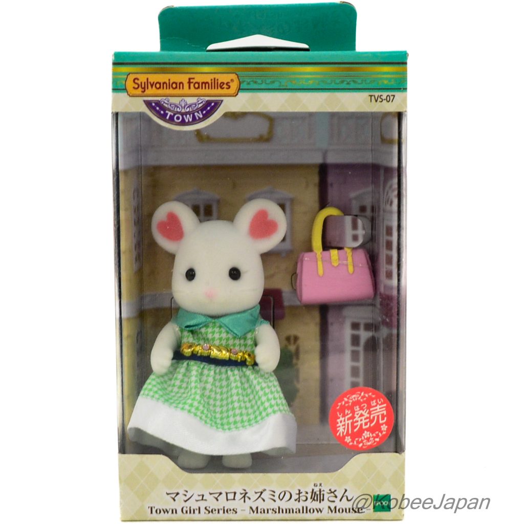 Town Series Town Girl Marshmallow Mice TVS-07 Sylvanian Families Calico Critters