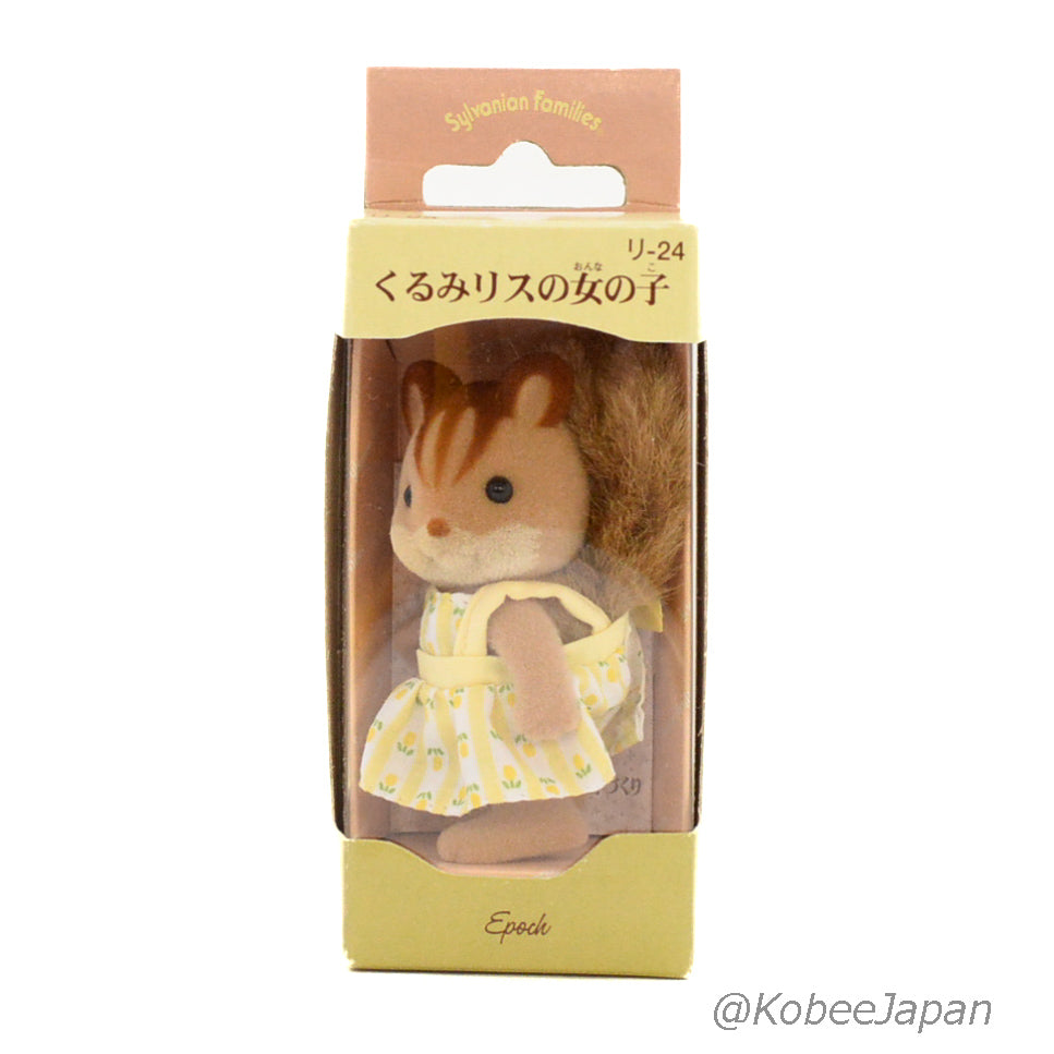 Fille Écureuil Noix RI-24 2004 Familles Sylvanian Calico Critters