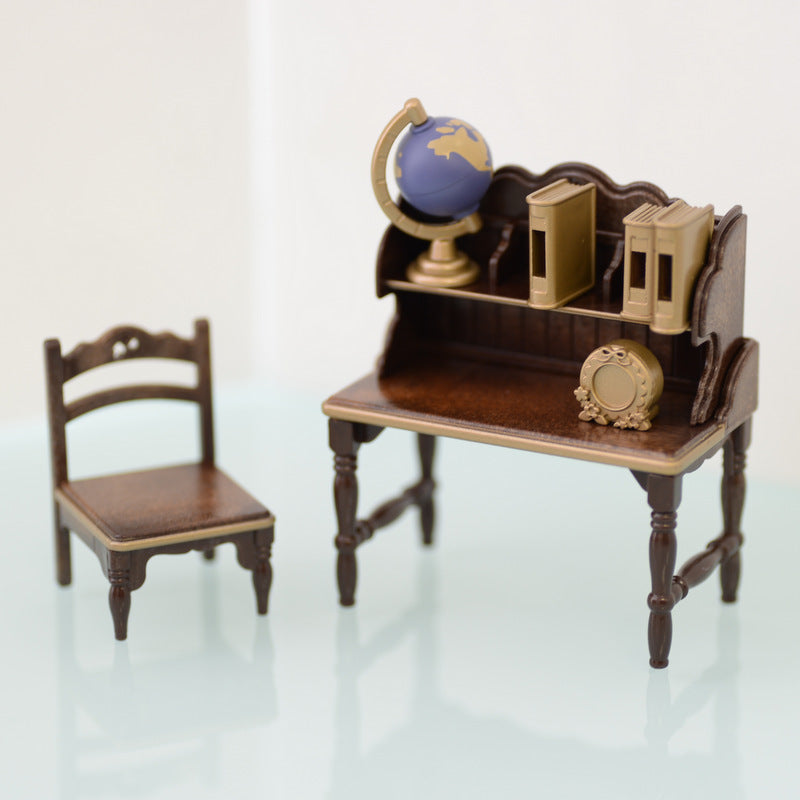 Bureau d'écriture classique marron 2019 14188 Familles Sylvanian Calico Critters