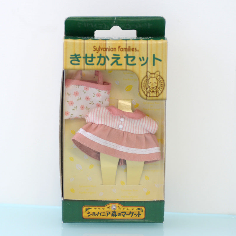 فستان زهري للفتيات من فورست ماركت عائلة سيلفانيان كاليكو كريترز