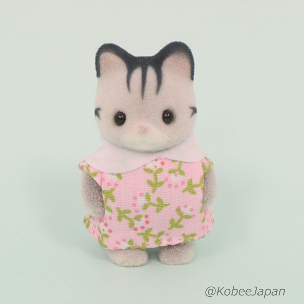 Sylvanian Park Ibaraido Baby Grayish Cat 2 Sylvanian Families Calico Critters