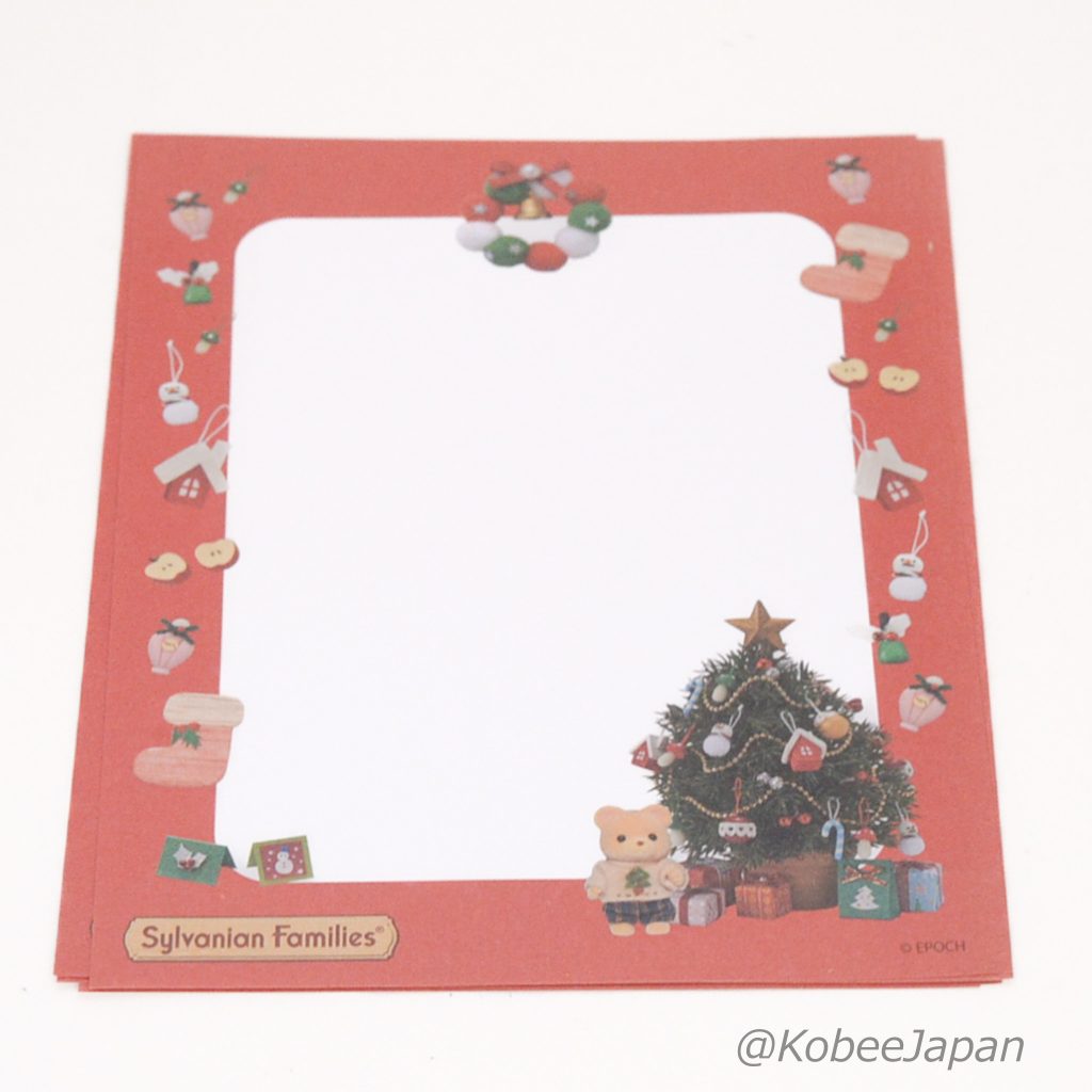 Christmas Letter Writing Set 2020 Sylvanian Families Calico Critters