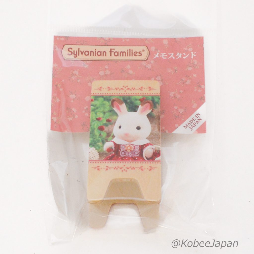 Soporte de Madera para Clips de Notas Rosado Sylvanian Families Calico Critters