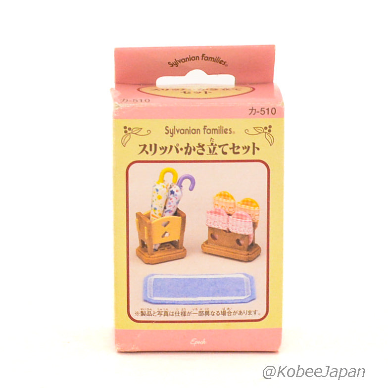 Slippers Umbrella Stand Set KA-510 Sylvanian Families Calico Critters