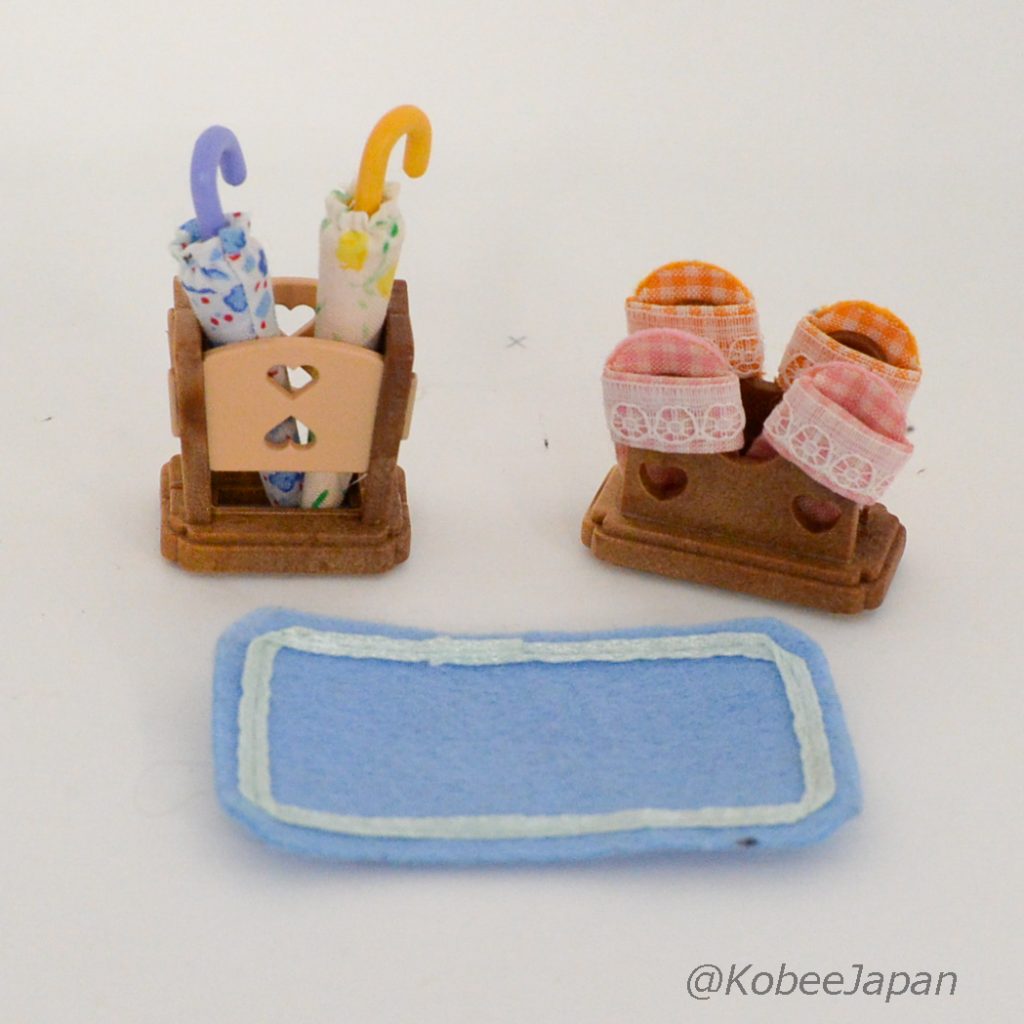 Slippers Umbrella Stand Set KA-510 Sylvanian Families Calico Critters