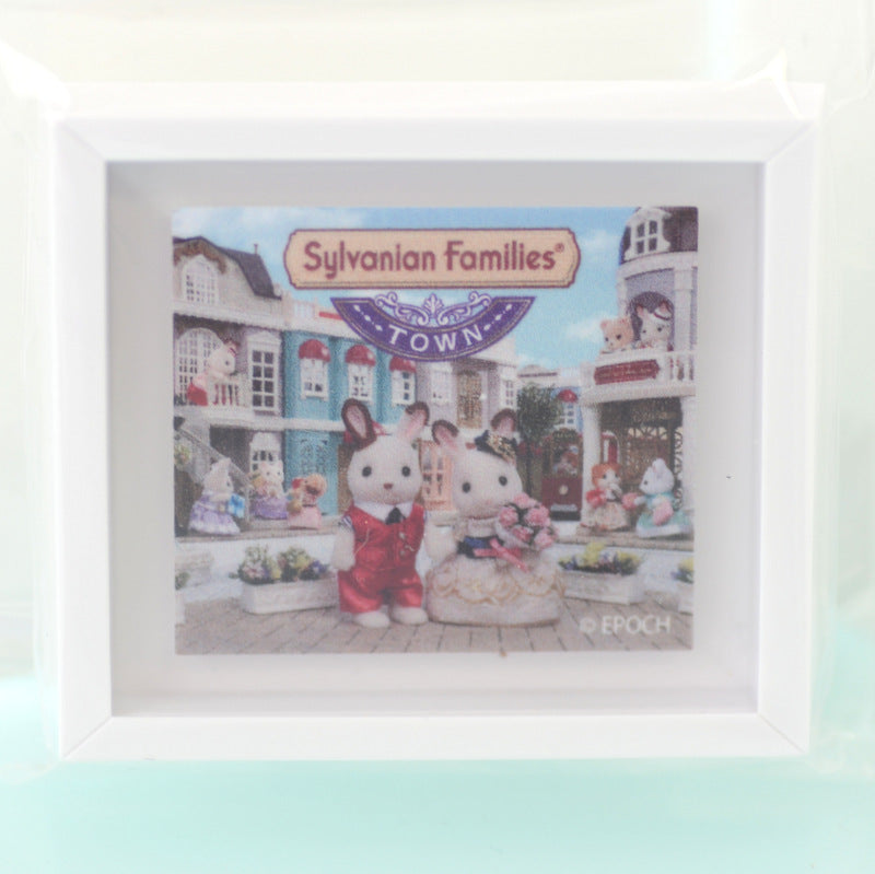 Exhibition Pin And Stand Couple Sylvanian Families Calico Critters