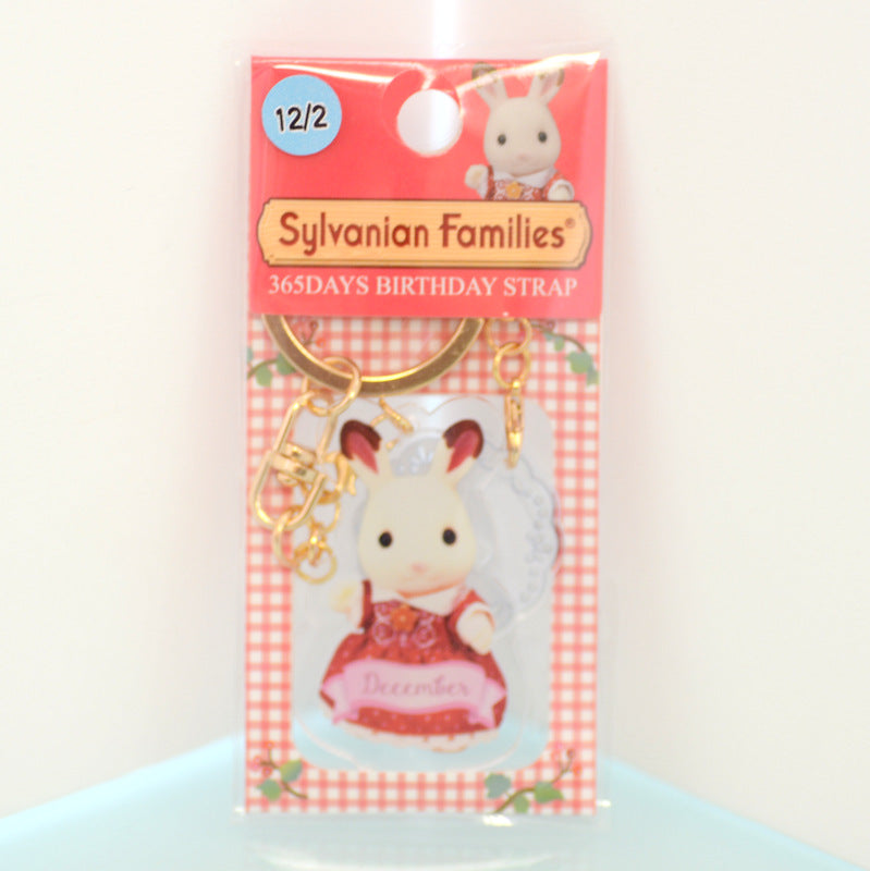 Key Chain Exhibition Monthly December Sylvanian Families Calico Critters
