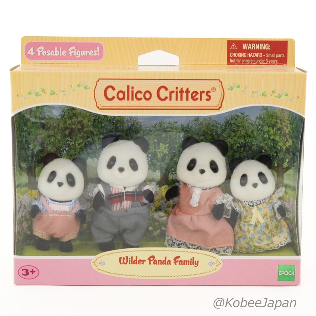 Wilder Panda Family CC1507 عائلات سيلفانيان كاليكو كريترز