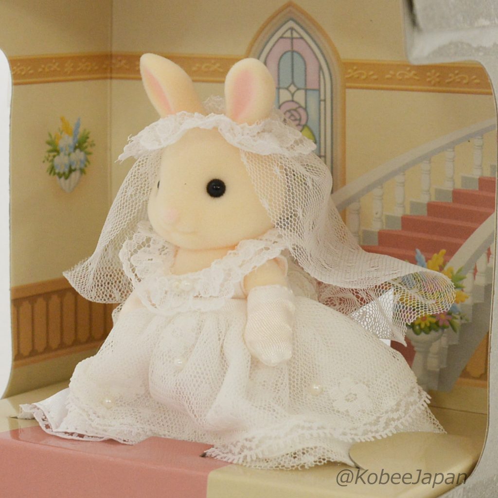 Robe de mariée blanche White Rabbit C-40 Sylvanian Families Calico Critters