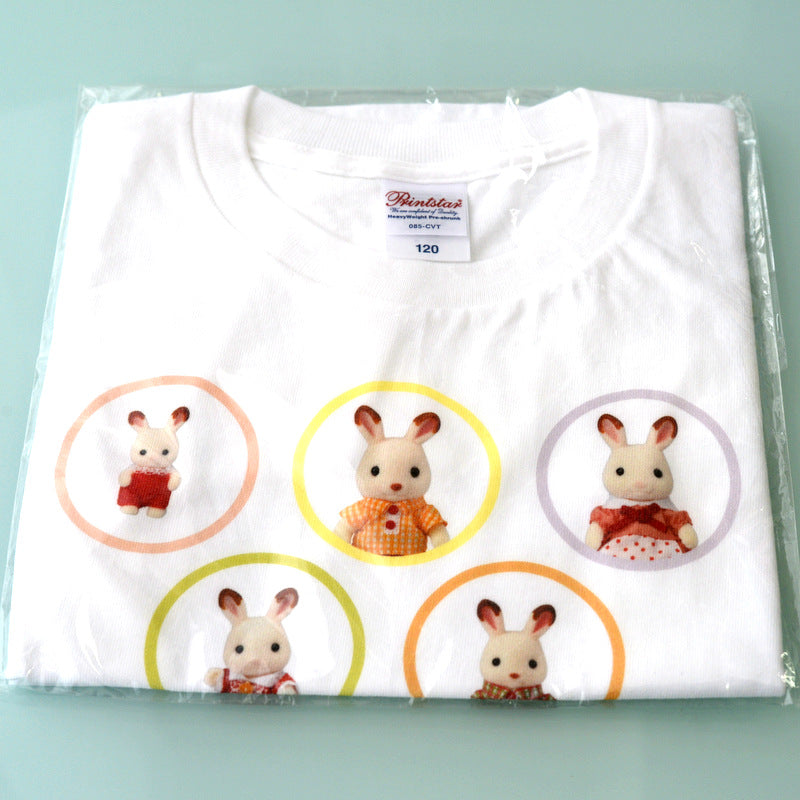 T-shirts d'exposition Taille : Enfant 120cm Sylvanian Families Calico Critters