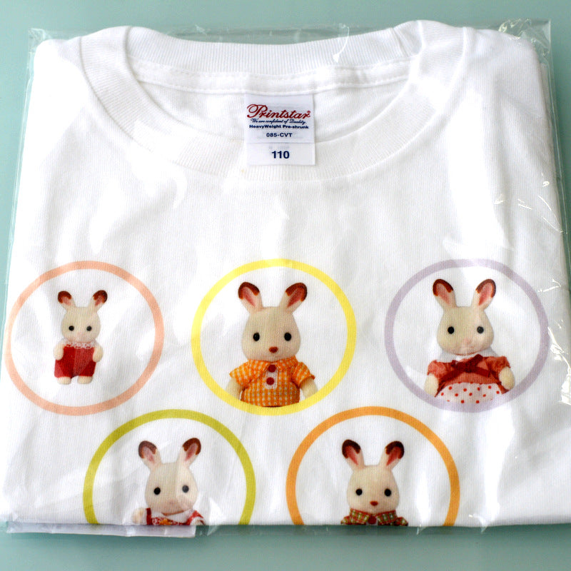 T-shirts d'exposition Taille : Enfant 110cm Familles Sylvanian Calico Critters