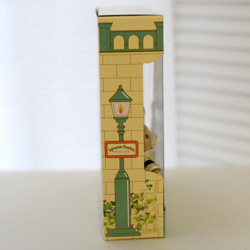 Vintage Urban Life Ochre Dog Family 1994 Sylvanian Families Calico Critters