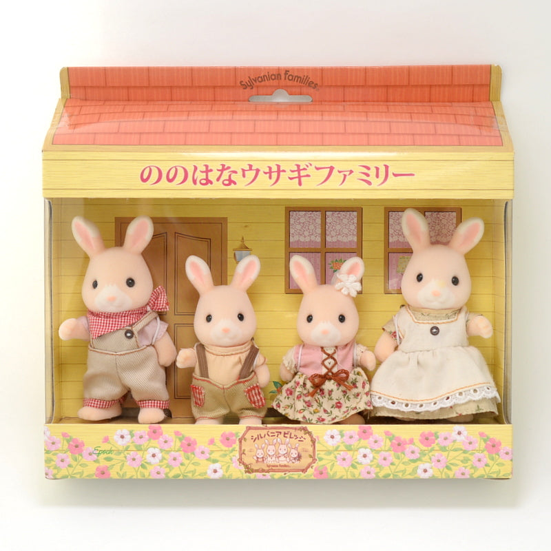 Wildflower Rabbit Family Grinpa 2004 Sylvanian Families Calico Critters
