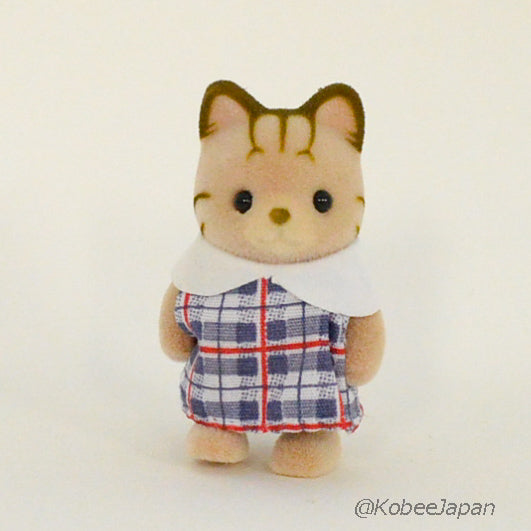 Sylvanian Park Ibaraido Baby Striped Cat 2018 Sylvanian Families Calico Critters