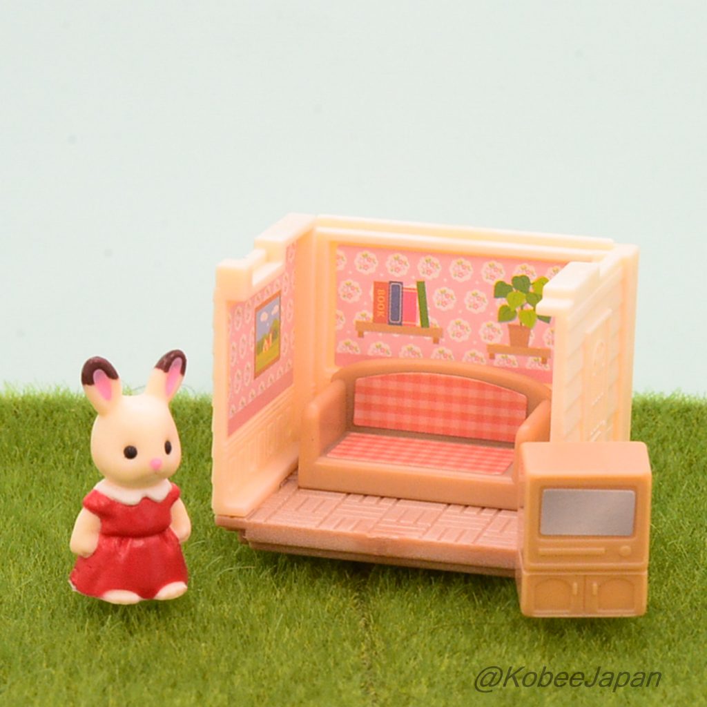 Capsule Toy Room In The Forest 4 4Pcs Set Sylvanian Families Calico Critters