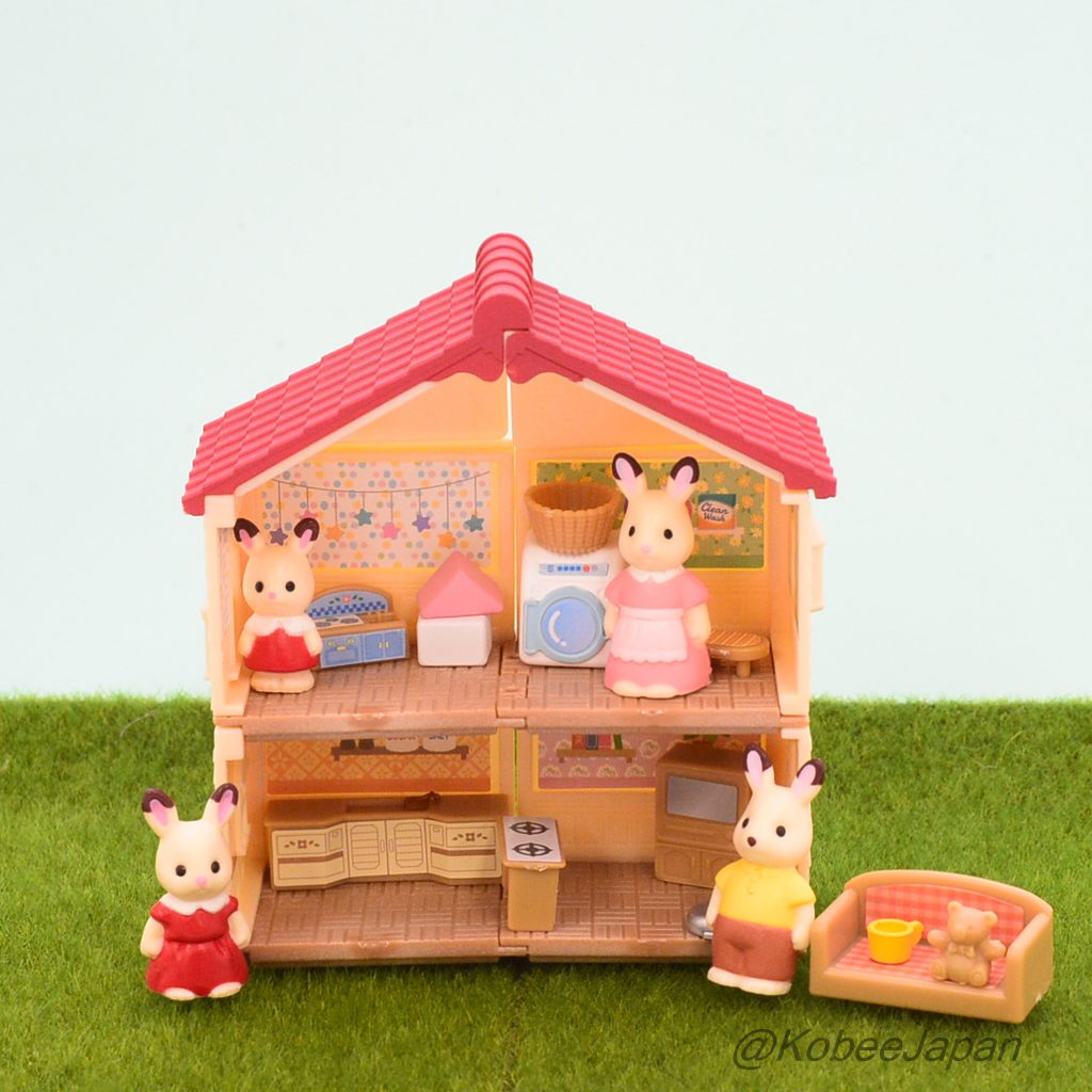 Capsule Toy Room In The Forest 4 4Pcs Set Sylvanian Families Calico Critters
