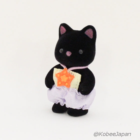 Serie Desfile Soñador Gato de Medianoche Bebé Familymart 2022 Familias Sylvanian Critters de Calicó