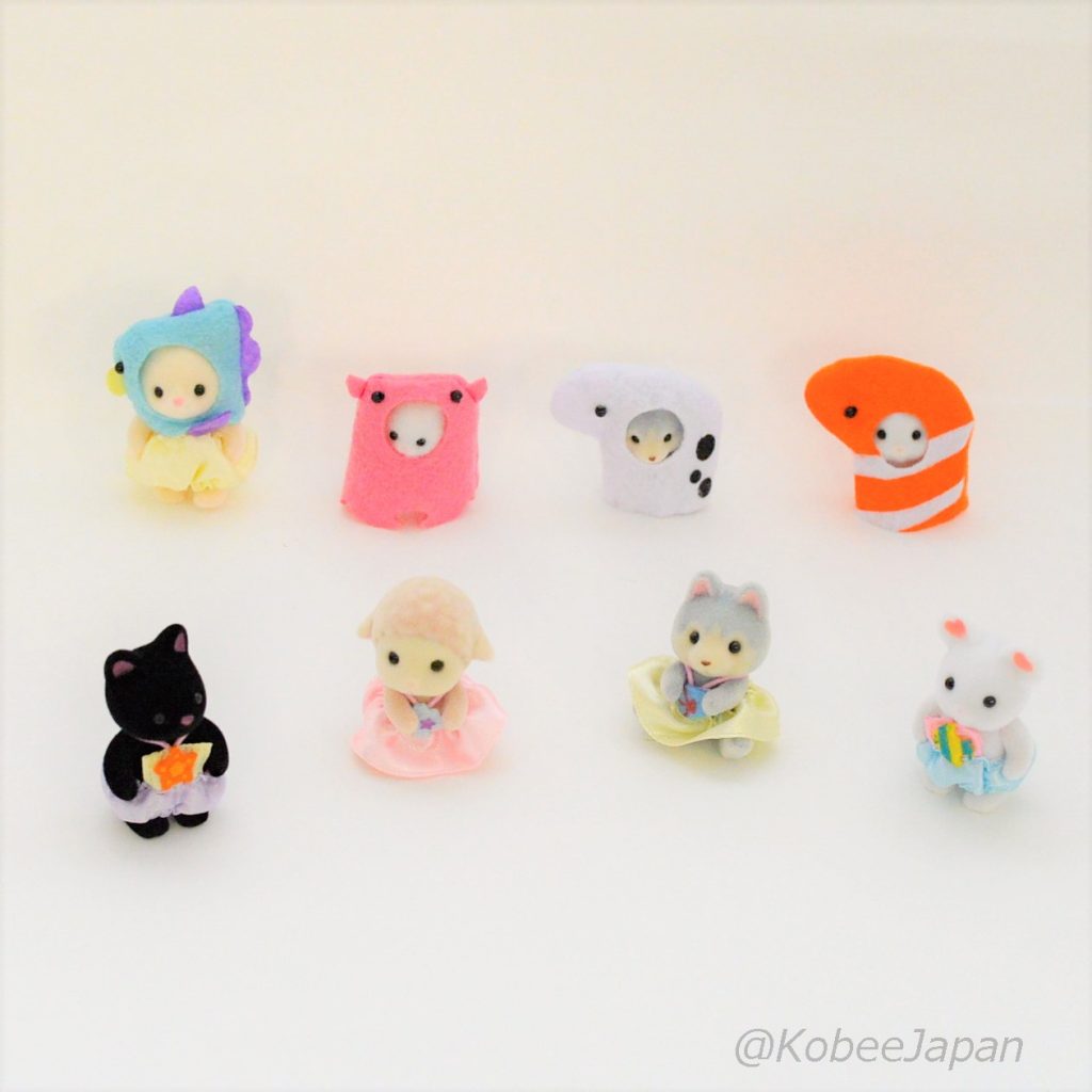 Dreamy Parade Series Sea Babies Complete Set Familymart 2022 Sylvanian Families Calico Critters