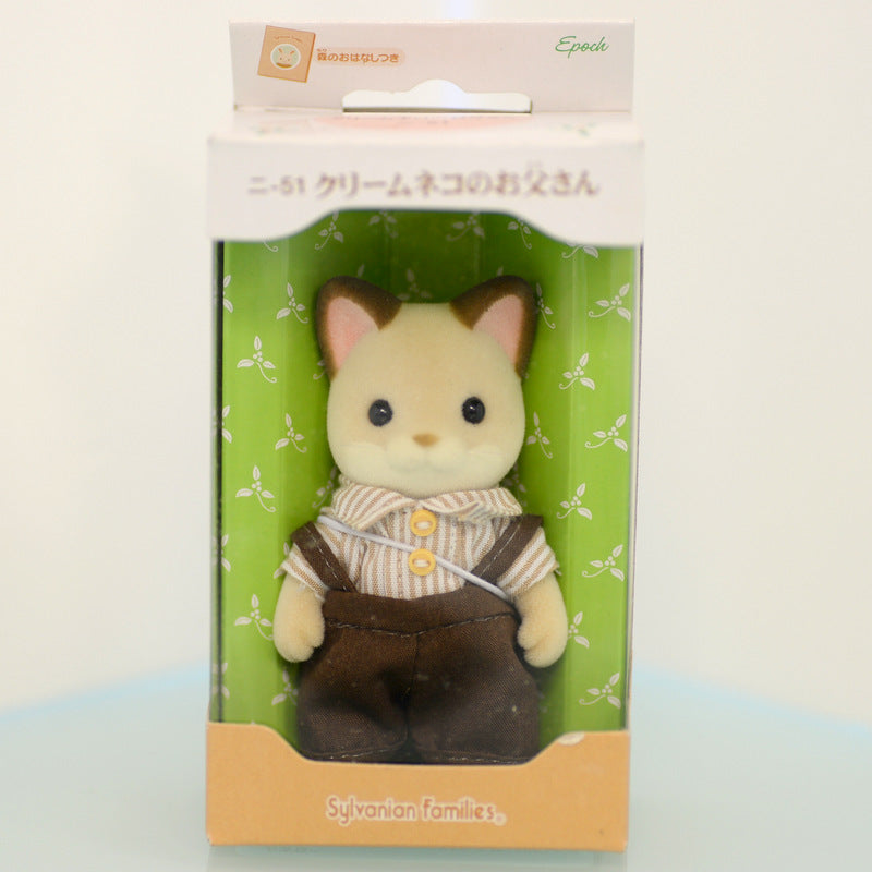Crème Chat Père NI-51 Familles Sylvanian Critters Calico