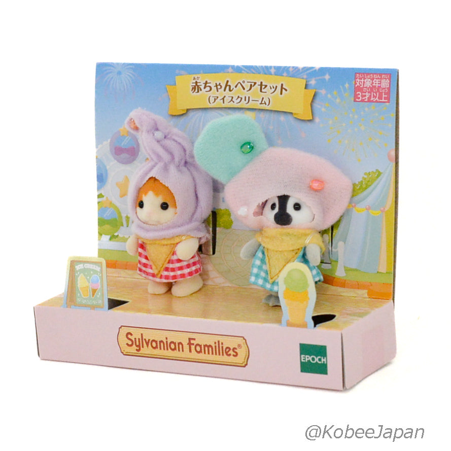 Paire de glaces 2022 Familles Sylvanian Calico Critters