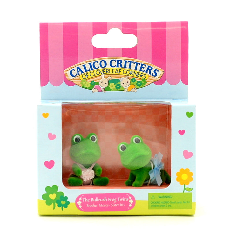 The Bullrush Frog Twins 2001 Sylvanian Families Calico Critters
