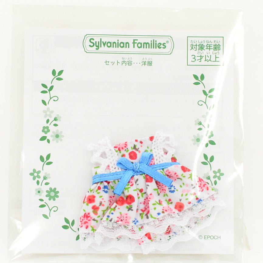 Robe d'été Forest Kitchen motif floral 2022 22SF Familles Sylvanian Calico Critters