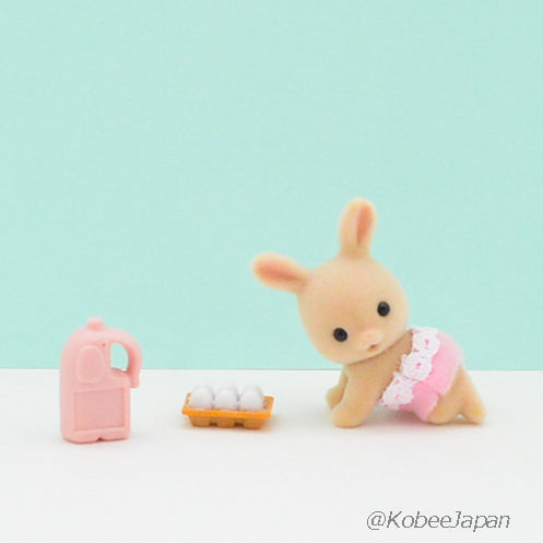 Fluffy Dream Collection Baby Shopping Series Milk Rabbit Familymart Sylvanian Families Calico Critters