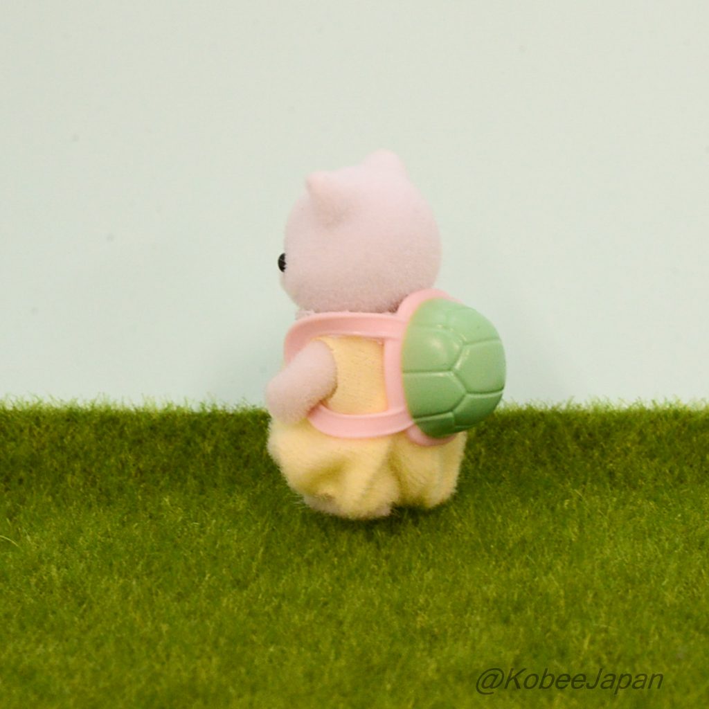 Baby Sea Friends Series Baby Persian Cat With Turtle Backpack 2023 Sylvanian Families Calico Critters