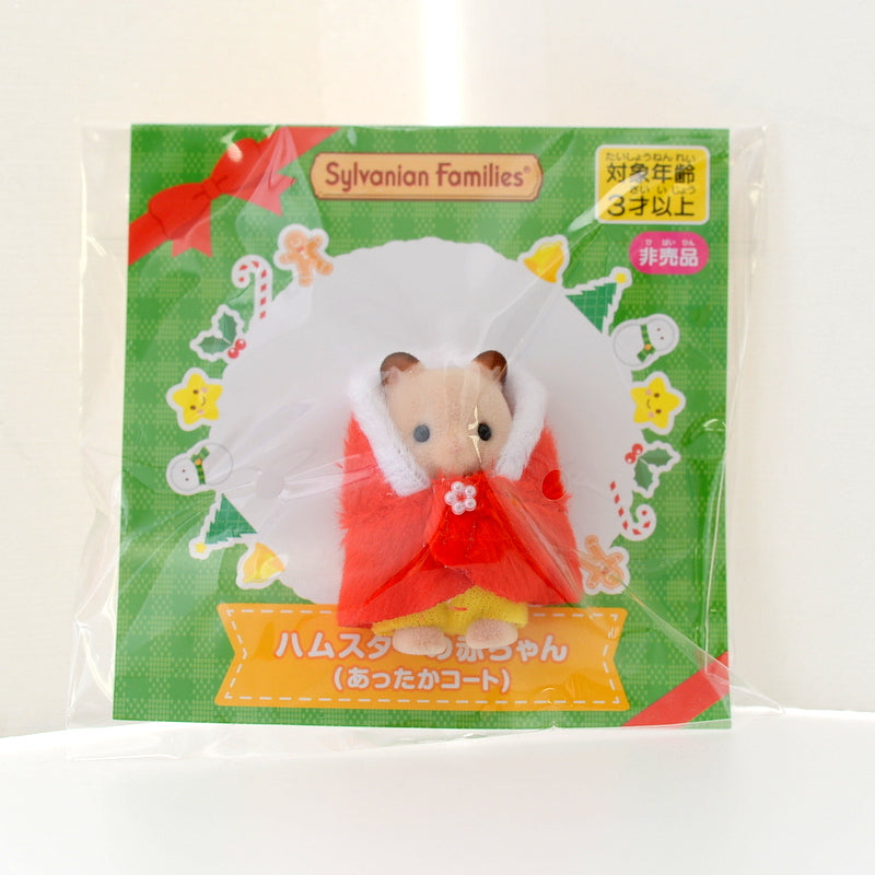 Hamster Baby In Christmas Coat 2021 Sylvanian Families Calico Critters
