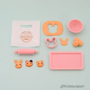 Capsules Jouet Boulangerie Dans La Forêt Ensemble de 6pcs Familles Sylvanian Calico Critters