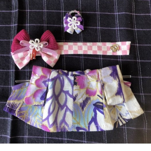 HANDMADE SUMMER KIMONO MOTHER PURPLE FLOWER No Brand