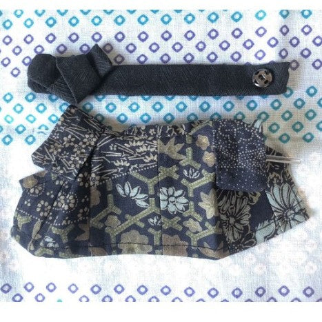 HANDMADE SUMMER KIMONO FATHER NAVY BOTANICAL No Brand