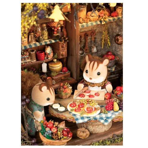 Pegatinas de libro de postales Estilo Kazuyo Kudo 2 2022 Familias Sylvanian Calico Critters