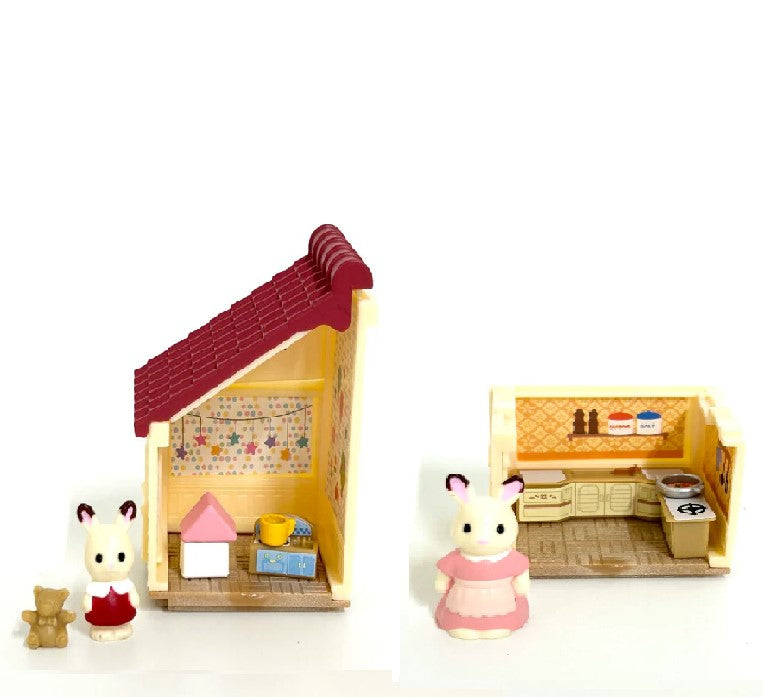 Capsule Toy Large Room in the Forest Baby Room And Kitchen 2026 Sylvanian Families Calico Critters