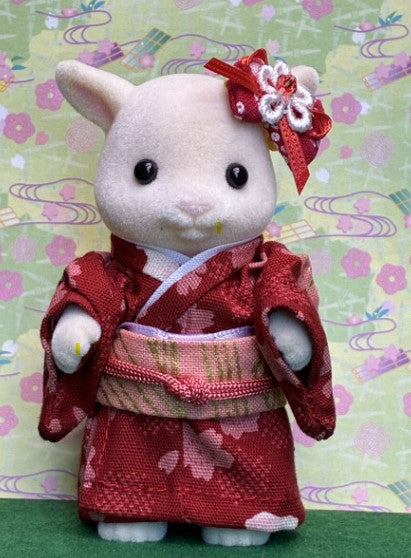 Kimono for Mother Red Handmade