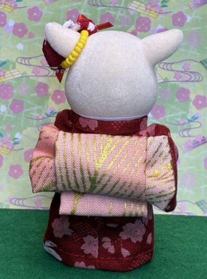 Kimono for Mother Red Handmade