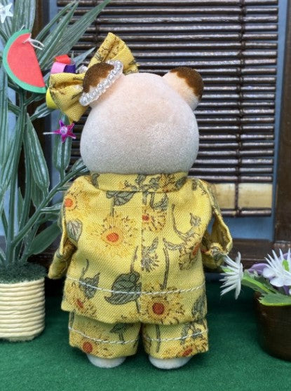 Jinbei for Mother Yellow Handmade