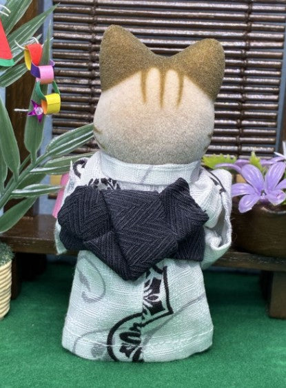Yukata for Father White Handmade