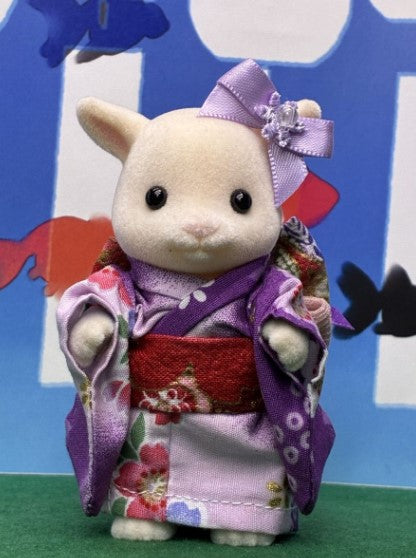 Yukata for Mother Purple Handmade
