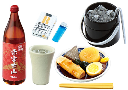 حانة يابانية 6. يخنة كعك السمك أودين لمنزل الدمى يابان مصغر 2021 ريمانيت