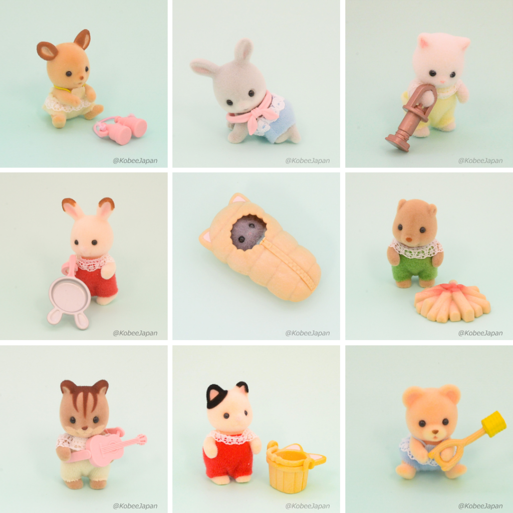 Calico Critters Camping Blind Bag Baby Camping Series Types