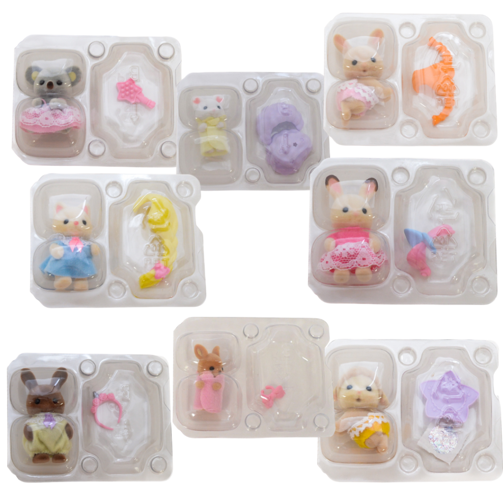 Ensemble complet de la série coiffure stylée pour bébé 2022 BB-08 Familles Sylvanian Calico Critters