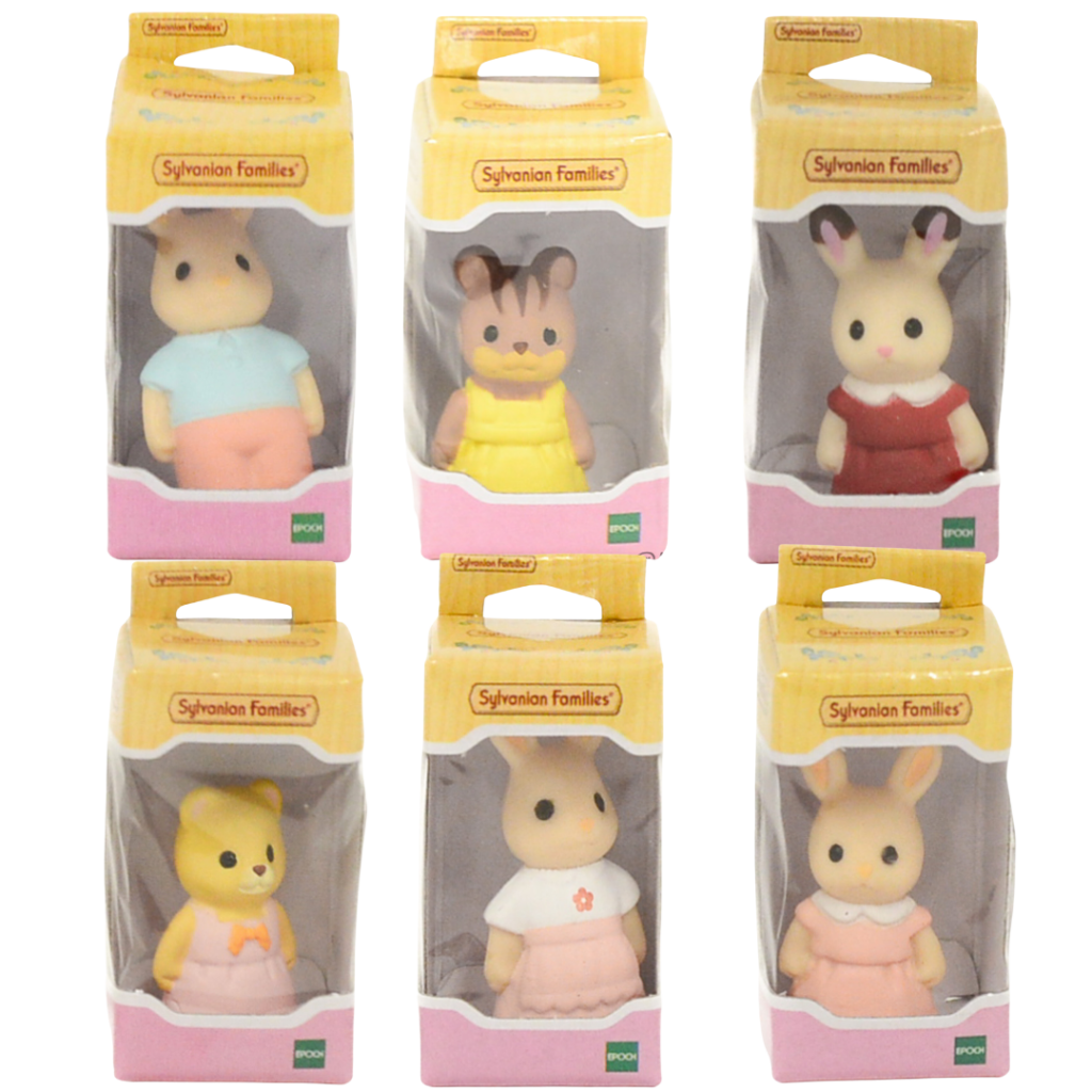 Capsules Toy Miniature Figure Collection 2 7Pc Set 2023 Sylvanian Families Calico Critters