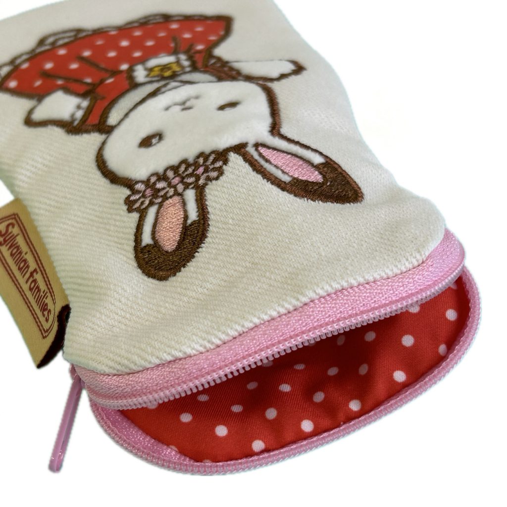 Embroidered Pouch Chocolate Rabbit Freya 40th Anniversary 2025 Sylvanian Families Calico Critters