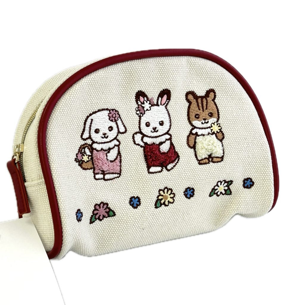 Sagara Embroidery Pouch 40th Anniversary 2025 Sylvanian Families Calico Critters