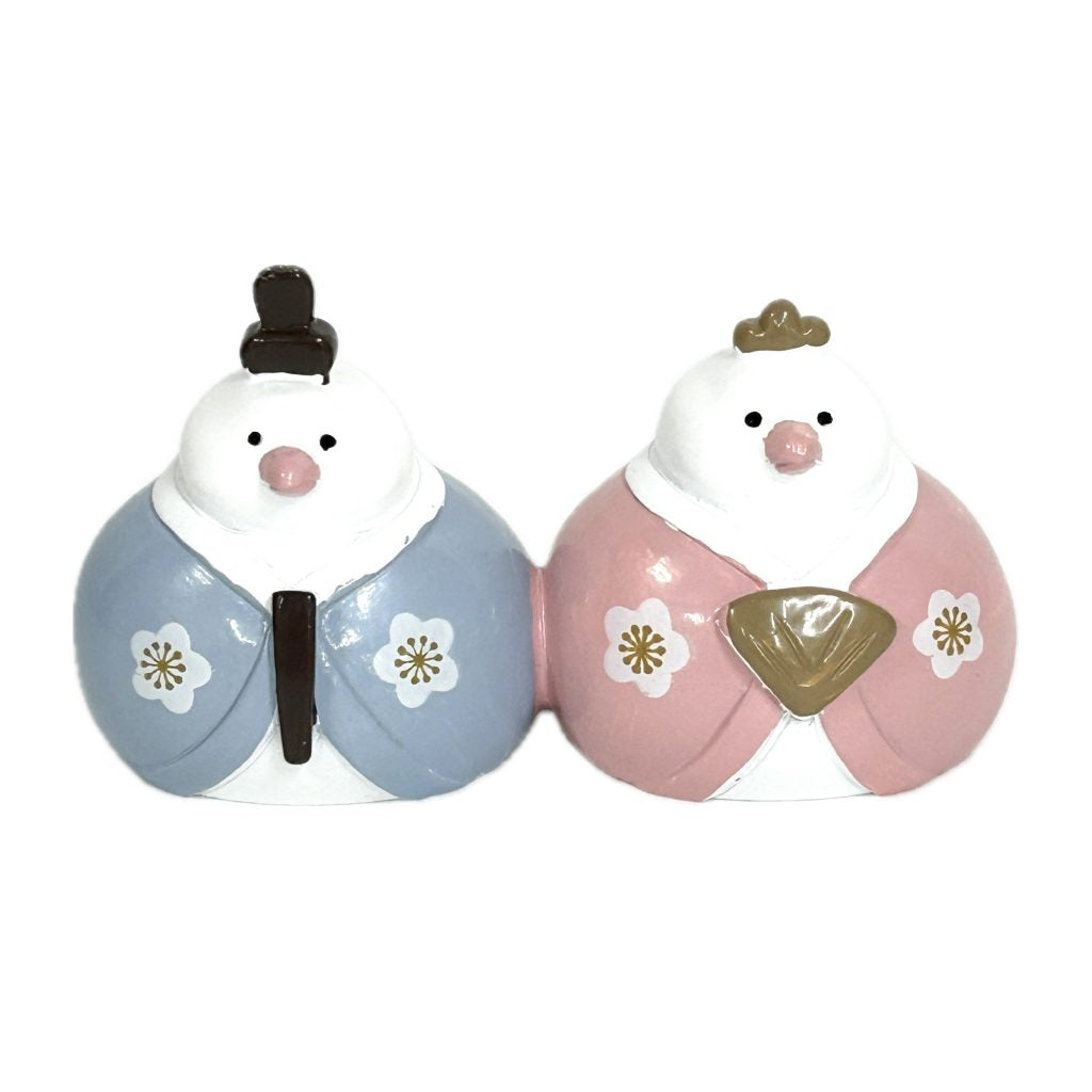 Resin Java Sparrow Hina Doll Natural Kitchen