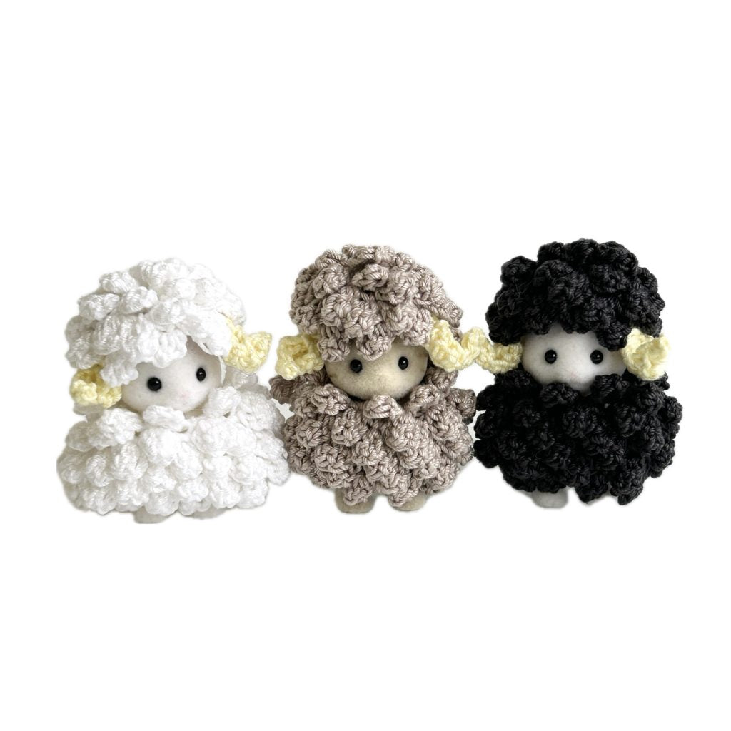 Crocheted Sheep Costume Set Handmade