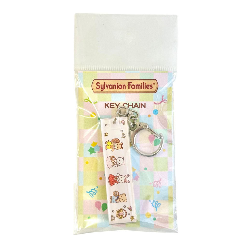 Porte-clés bâton en acrylique du 40e anniversaire 2025 Sylvanian Families Calico Critters