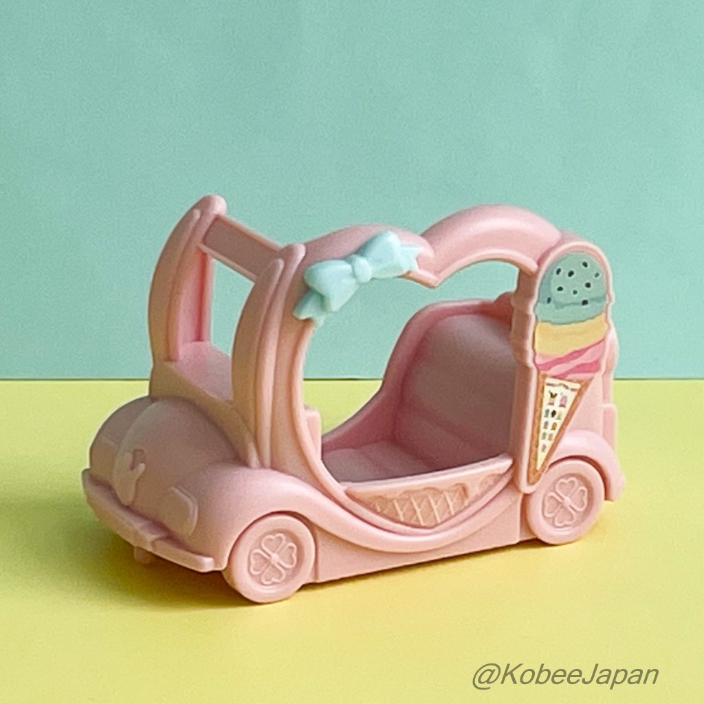 Happy Sweets Ice Cream Wagon Rose Loterie 2025 Sylvanian Families Calico Critters